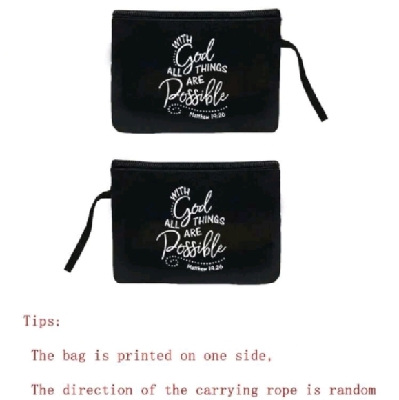 Inspirational Cosmetic Bag - Picture 2 of 4